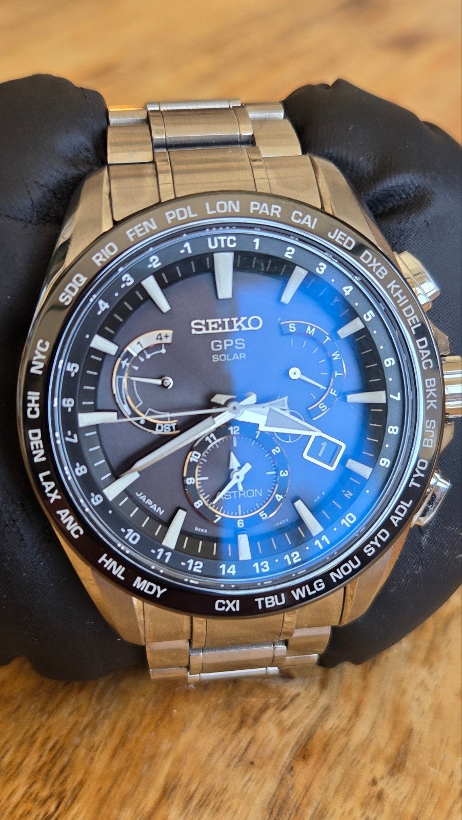 Seiko Astron (SSE077J1), Ophalen, Staal, Polshorloge, Zo goed als nieuw