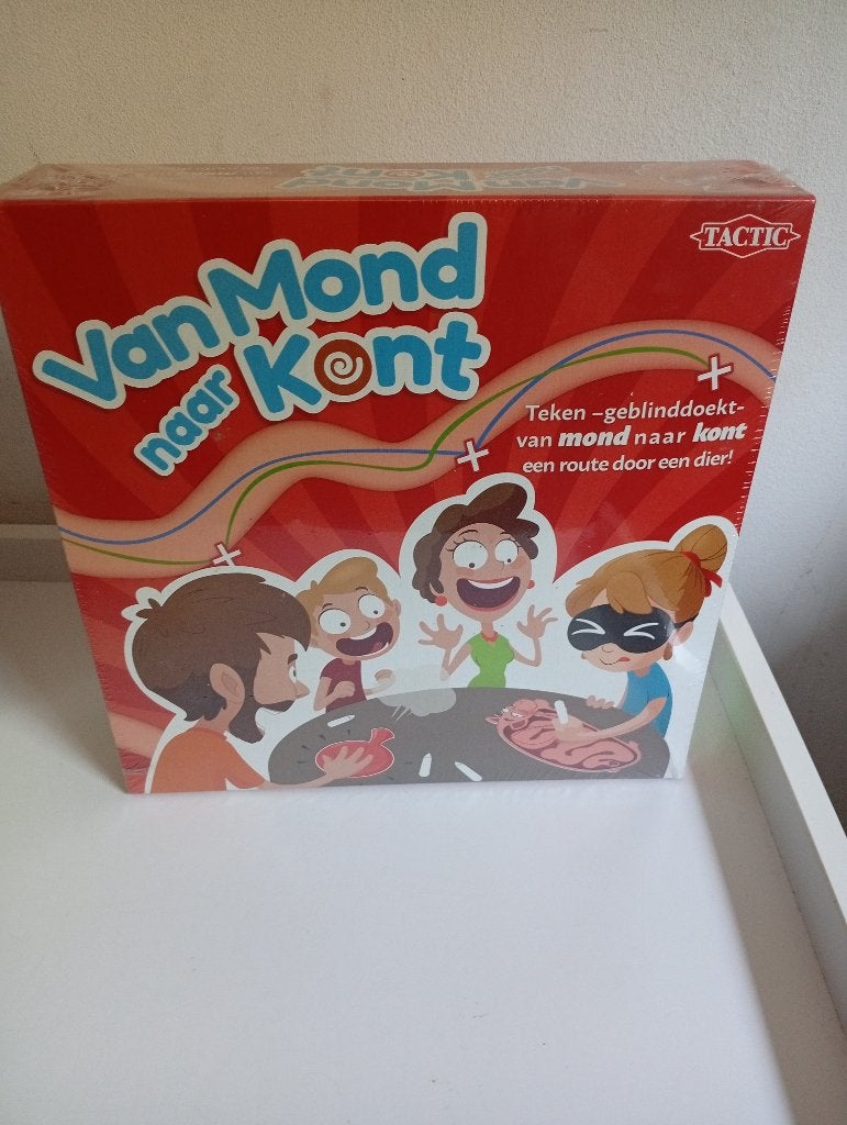 Van Mond naar Kont tekenspel - Tactic, Ophalen of Verzenden, Nieuw, Tactic