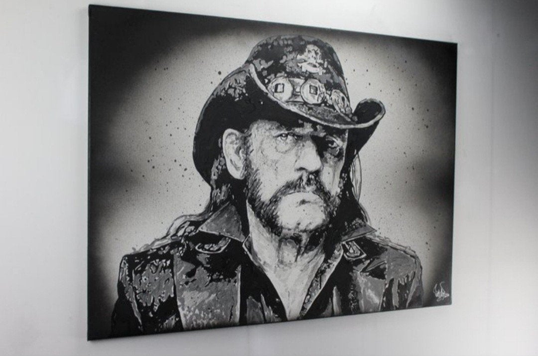 Schilderij LEMMY - MOTÖRHEAD - Vincent Mink, Ophalen, Nieuw, Poster, Artwork of Schilderij, Gesigneerd