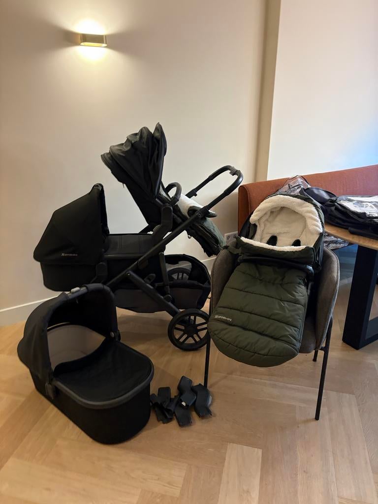 UPPAbaby Vista V2 Duowagen - Compleet voor tweeling, Gebruikt, Duowagen, Combiwagen, Ophalen