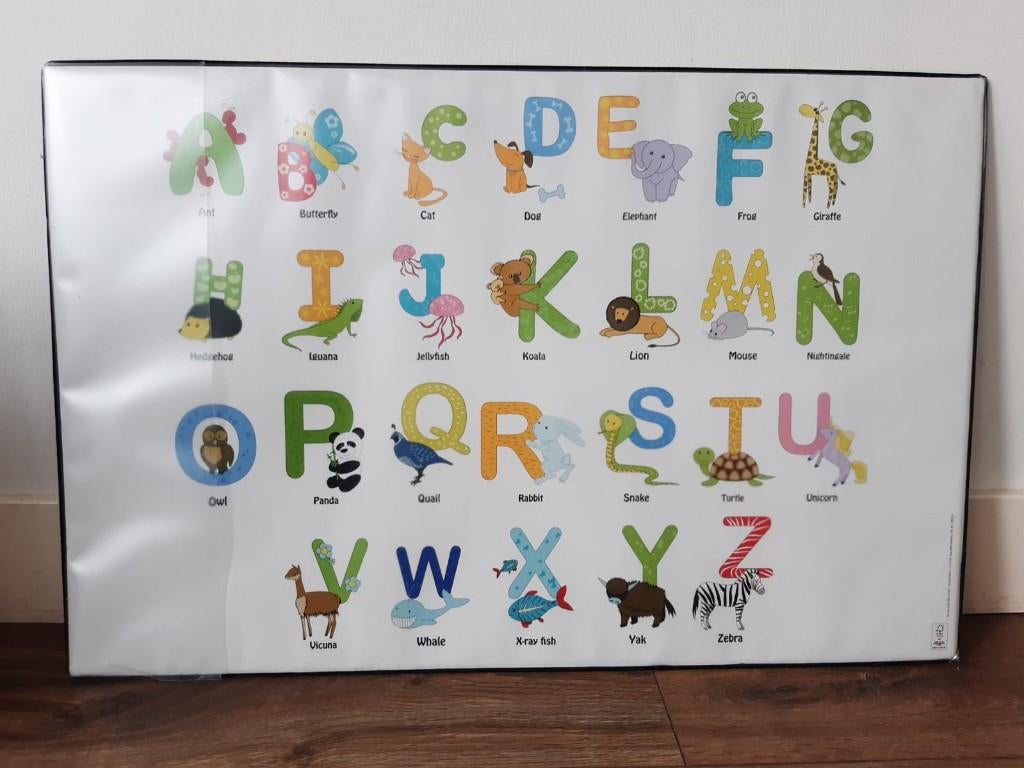 Alfapet Bureau Onderlegger, Diversen, Bureau-accessoires, Ophalen, Gebruikt