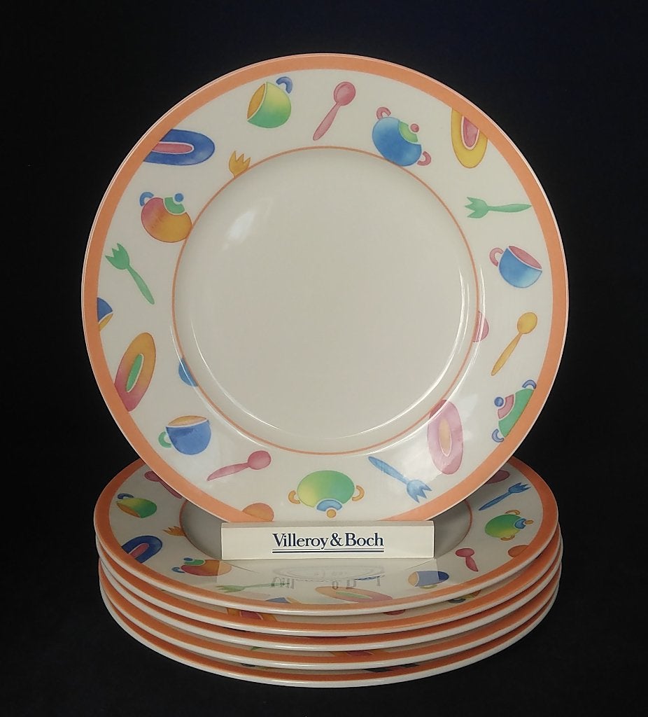Cittá & Campagna (Villeroy & Boch) Desco - 6 ontbijtborden, Villeroy & Boch, Ophalen of Verzenden, Zo goed als nieuw, Bord(en)