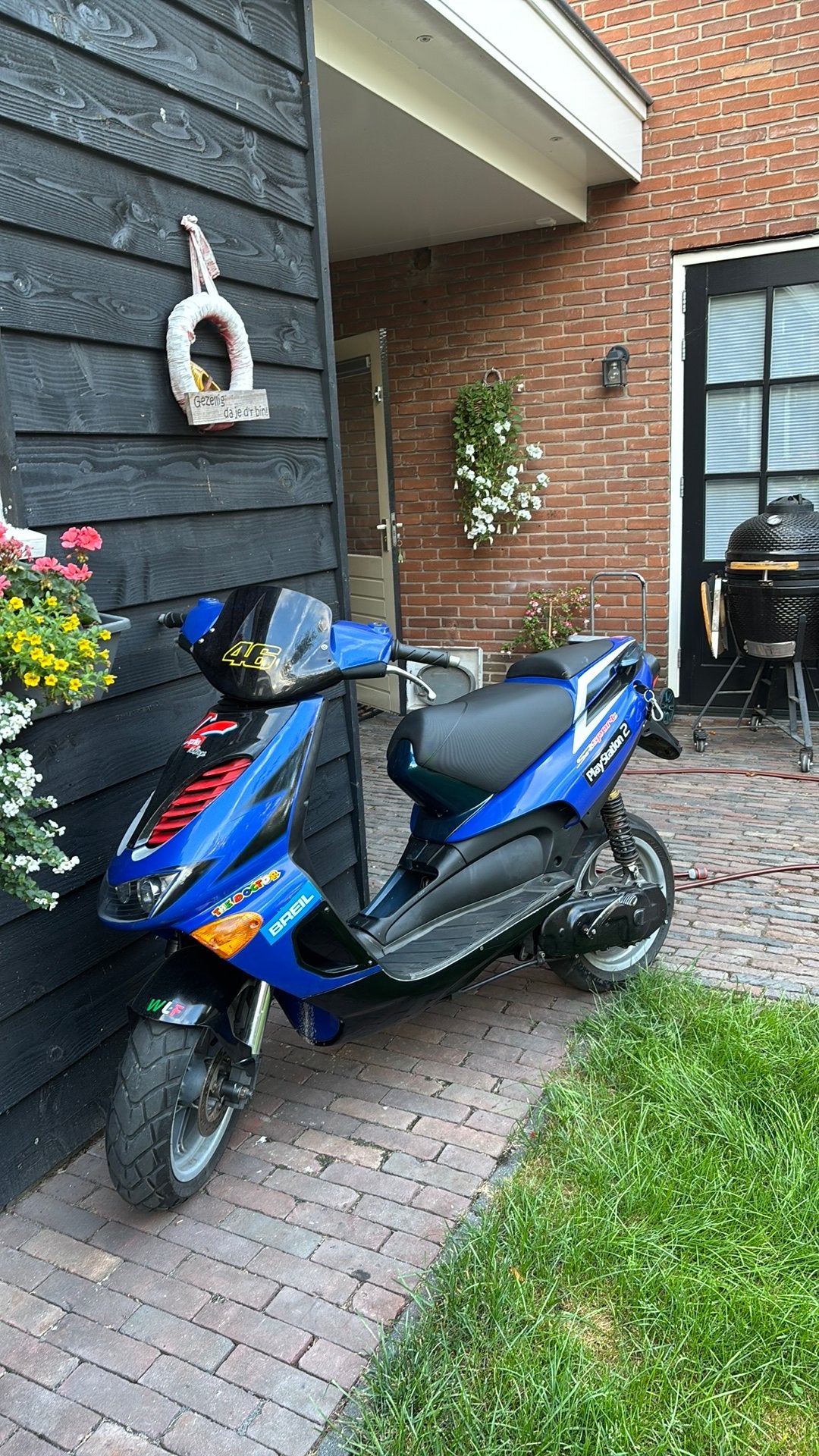Aprilia st mhr team 50cc, Fietsen en Brommers, Scooters | Aprilia, Ophalen, Tweetakt, Gebruikt, Maximaal 45 km/u