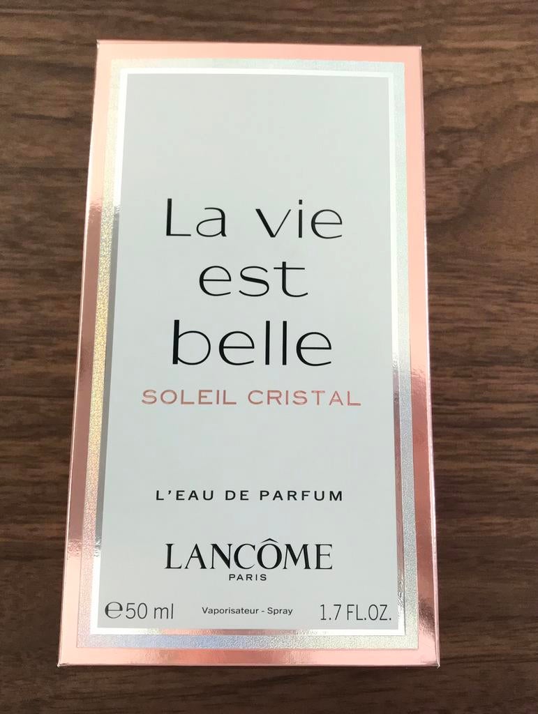 La vie est belle soleil cristal Lancome l’eau de parfum 50ml, Sieraden, Tassen en Uiterlijk, Uiterlijk | Parfum, Ophalen of Verzenden