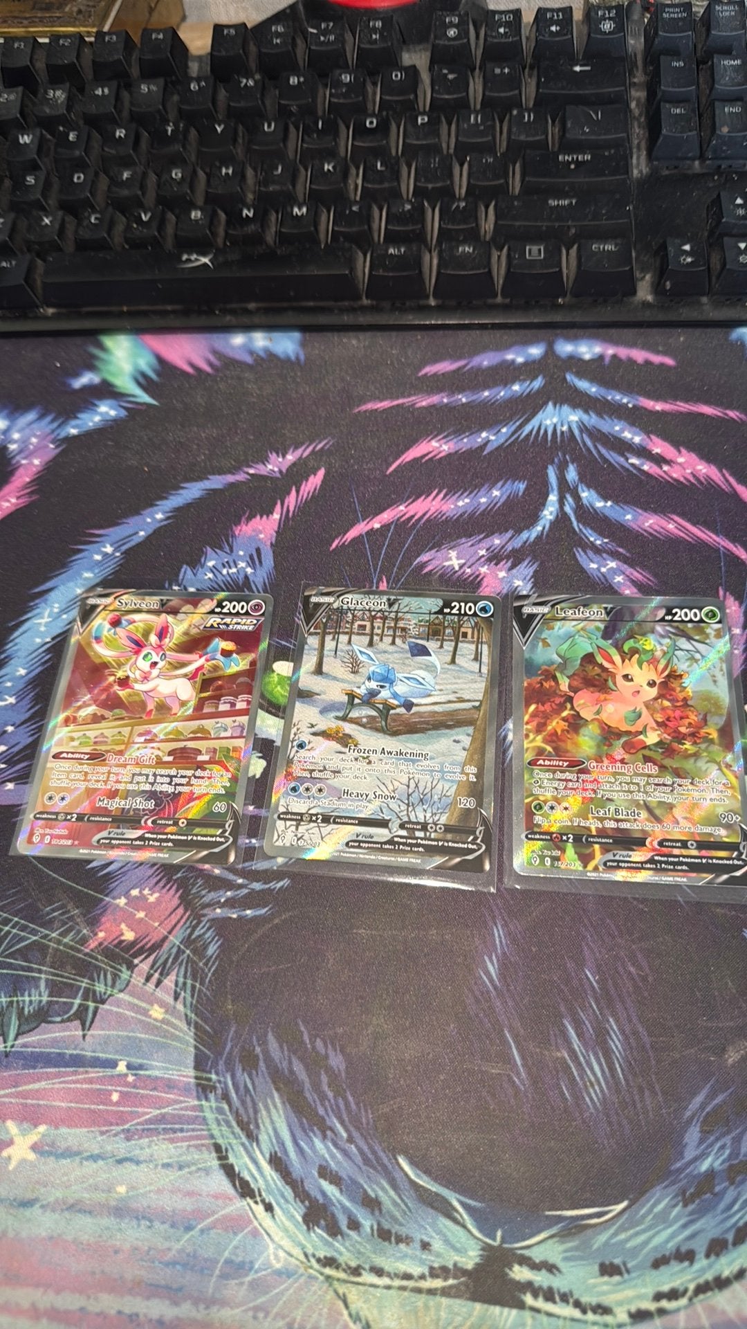 Sylveon/leafeon v alt art evolving skies, Ophalen of Verzenden, Zo goed als nieuw