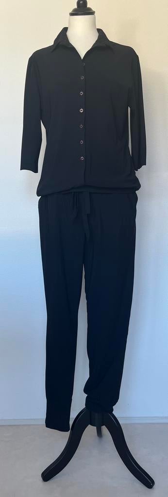Jane Lushja zwarte jumpsuit met mouwen XXL, Ophalen of Verzenden, Zo goed als nieuw, Maat 46/48 (XL) of groter, Zwart
