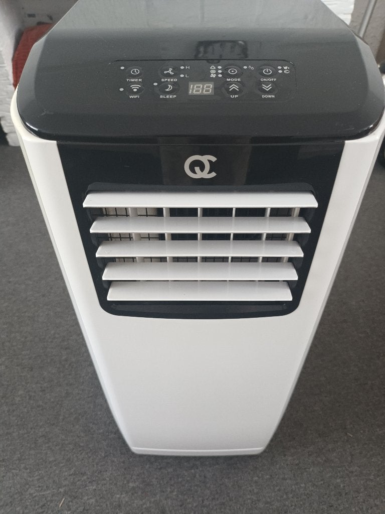 Mobiele airco FlinQ smart met Wifi, Witgoed en Apparatuur, Airco's, Ophalen, Timer, Gebruikt, 3 snelheden of meer