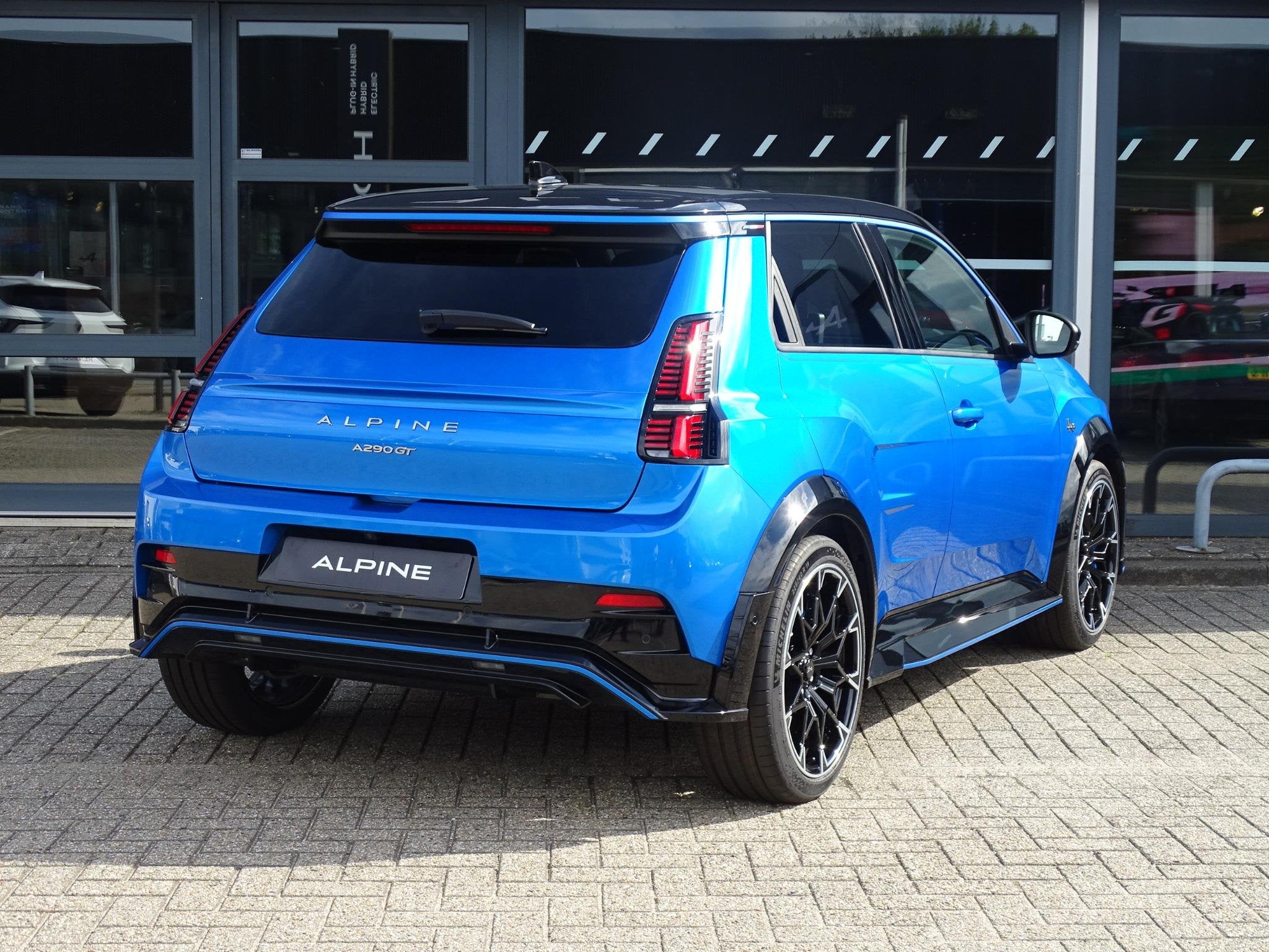 Alpine A290 GT Premium 52 kWh | Stoel & stuurverwarming | DE, Auto's, Huisgarantie, Met garantie (alle), Blauw, 380 km