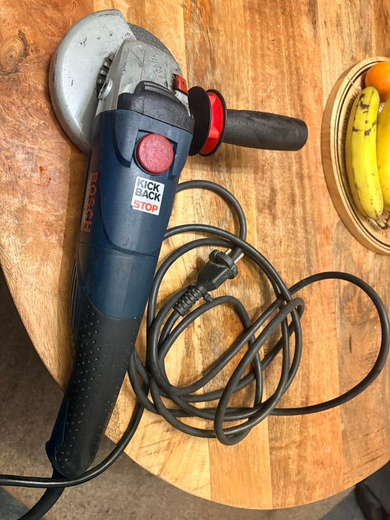 Bosch slijptol, model GWS 15-125 CIH, Ophalen of Verzenden, Zo goed als nieuw, 1000 watt of meer, Haakse handslijpmachine