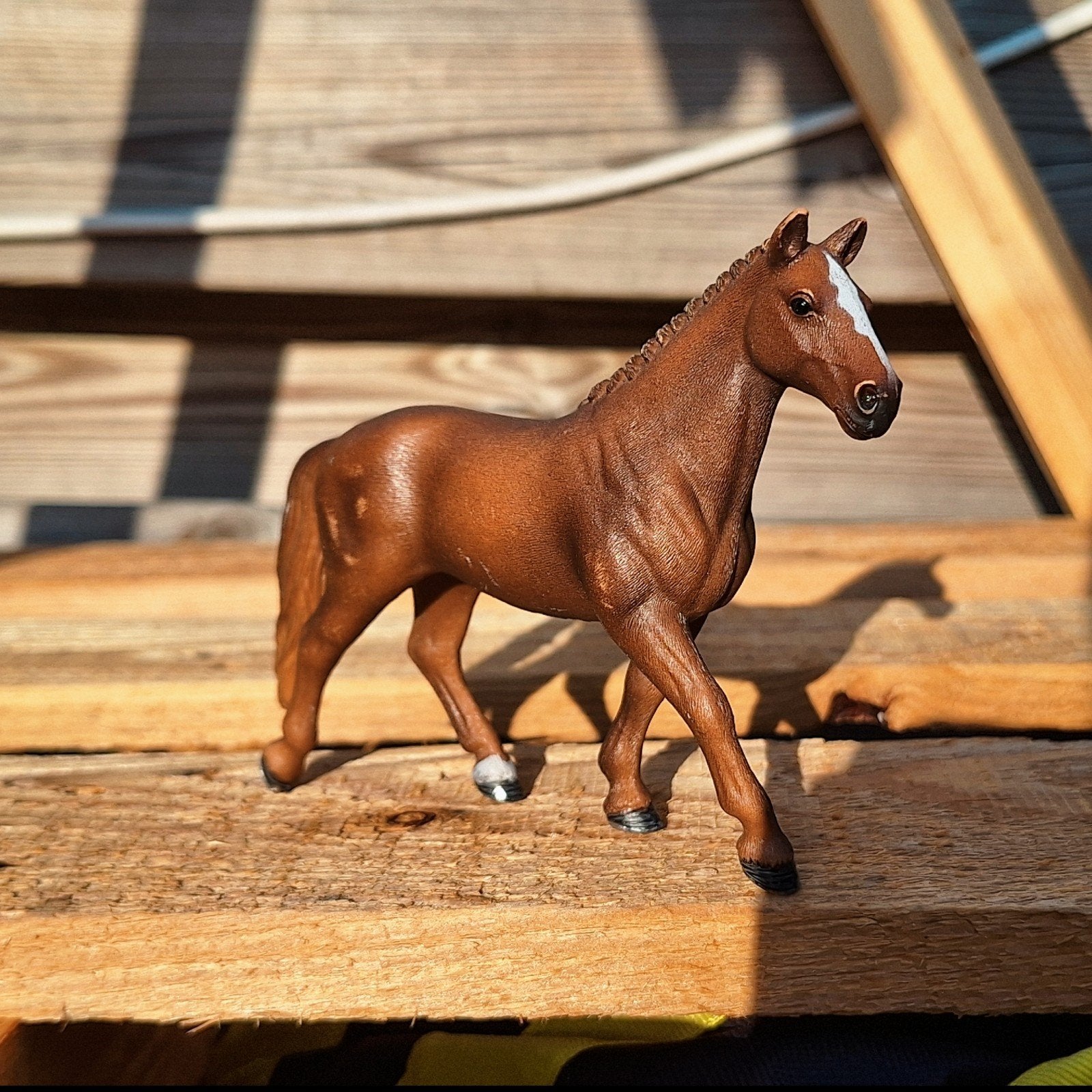 Schleich Hannoveraanse Merrie (nummer 13729), Ophalen of Verzenden, Zo goed als nieuw, Paard, Beeldje of Figuurtje