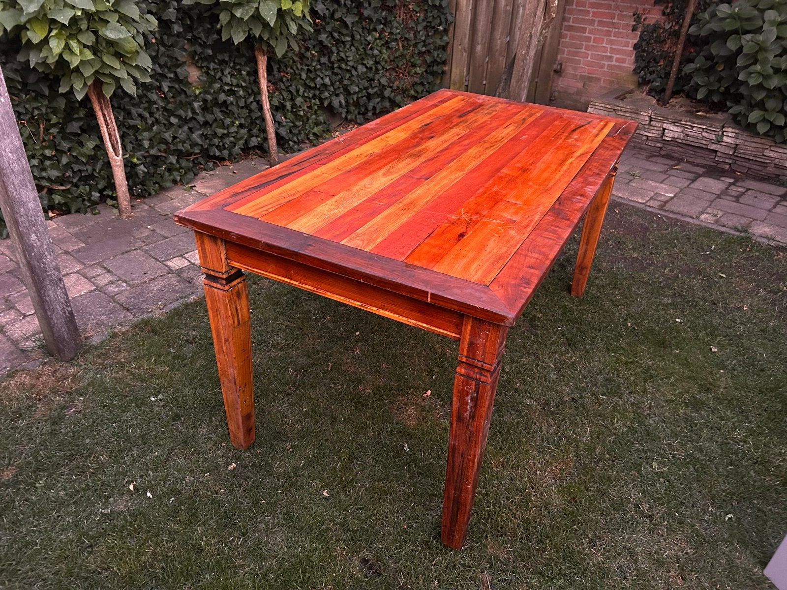 Koloniale tafel - robuust en sfeervol, Ophalen, Gebruikt, 100 tot 150 cm, 50 tot 100 cm