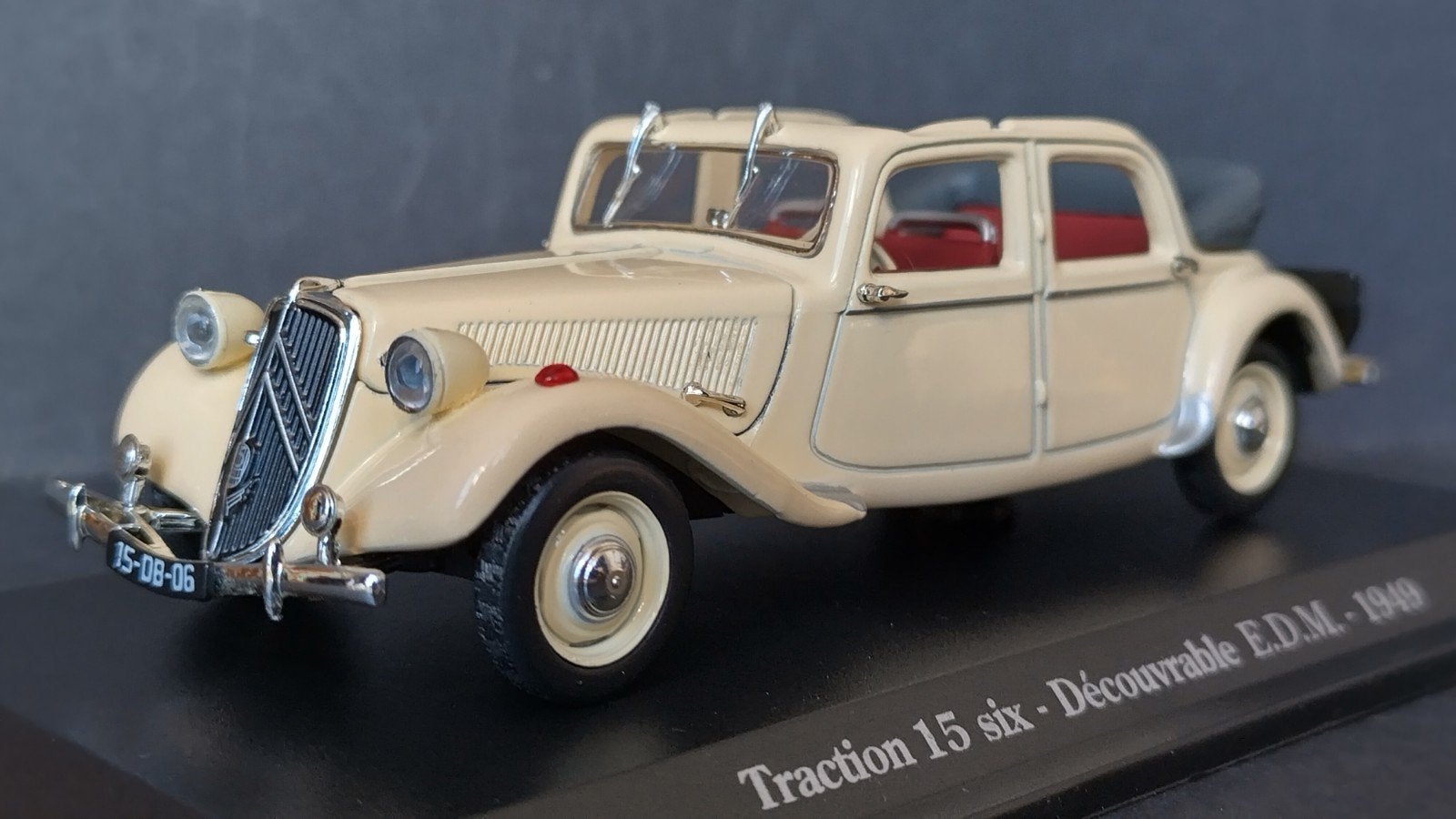 Citroen Traction Avant Decouvrable 1949 1:43 Norev Pol, Auto, Verzenden, ., Nieuw