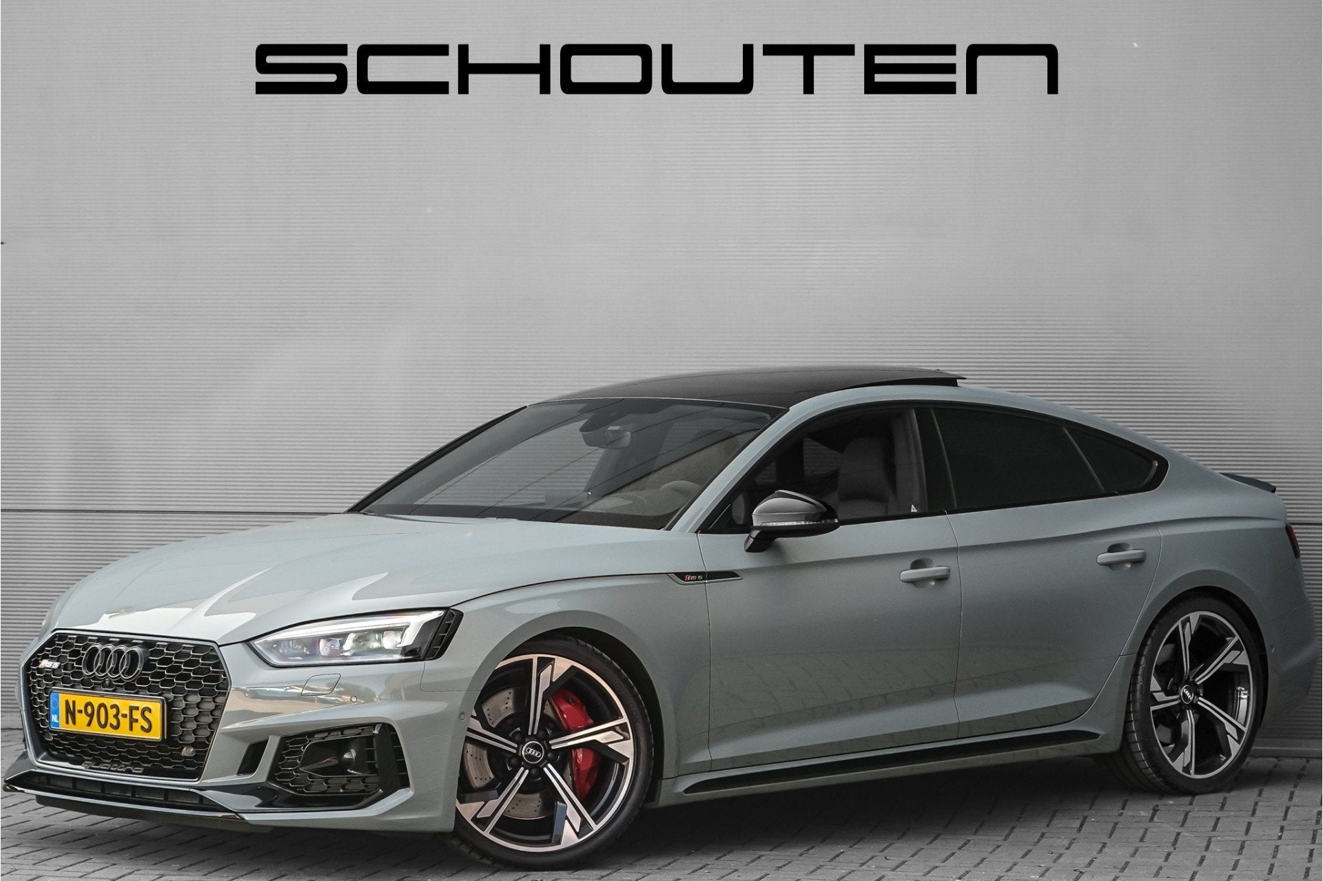 Audi A5 Sportback RS5 2.9 TFSI Quattro Pano Nardo RS Stoelen, Auto's, Gebruikt, 451 pk, Bedrijf, Verwarmde buitenspiegels