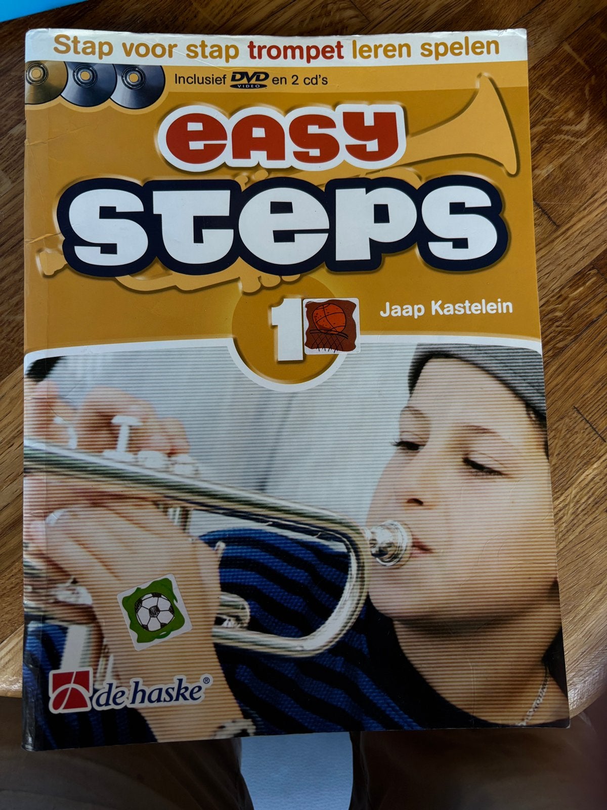 Jaap Kastelein, stap voor stap trompet leten spelen, Les of Cursus, Ophalen of Verzenden, Zo goed als nieuw, Trompet