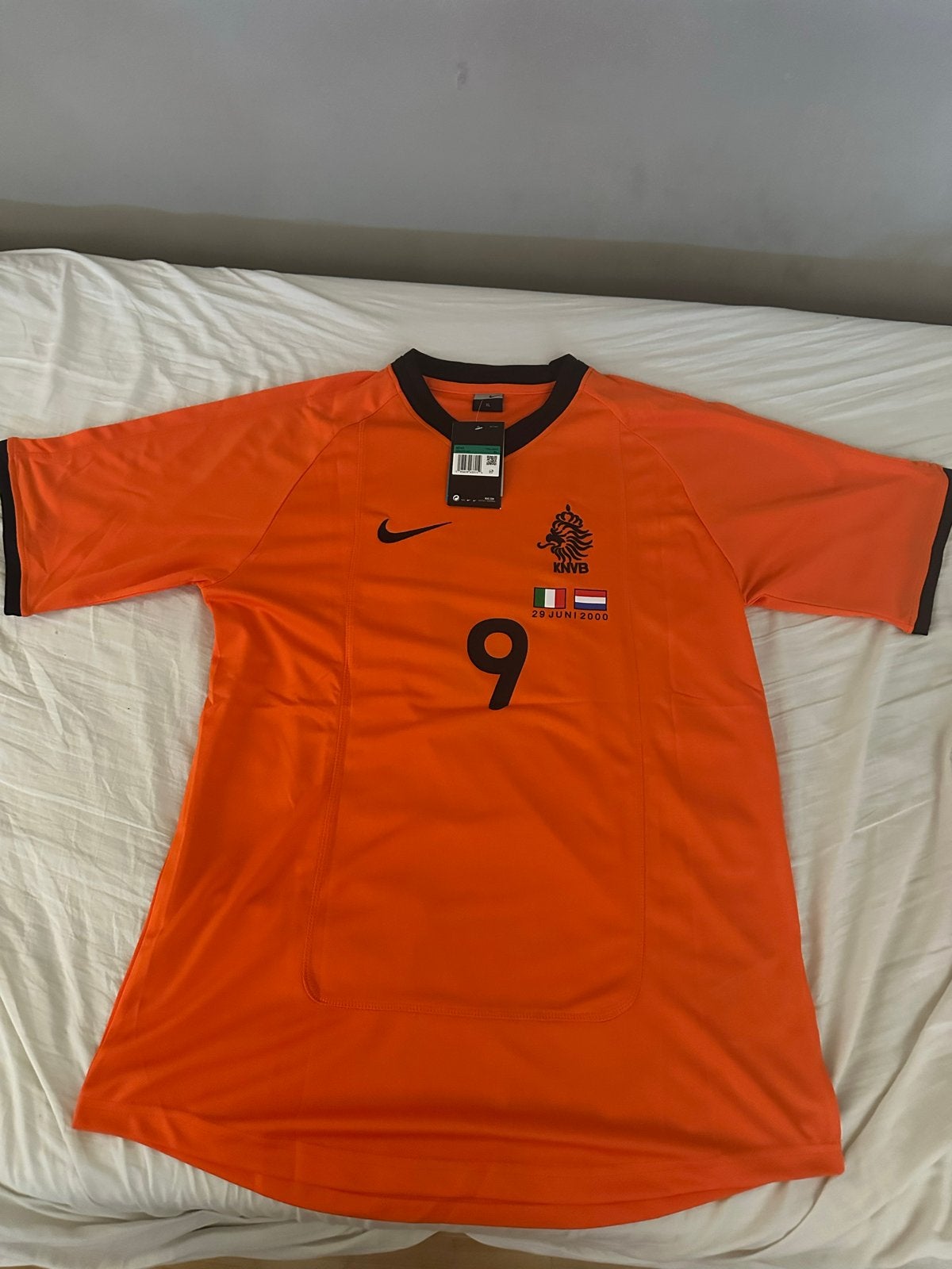 NEDERLANDS ELFTAL SHIRT 2000 #9 Kluivert, Oranje, Ophalen of Verzenden, Voetbal, Maat 56/58 (XL)