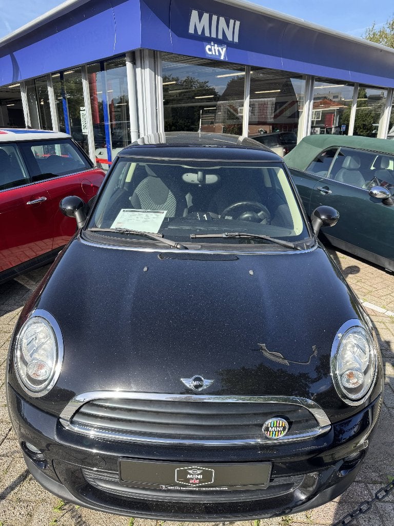 Mini 1.6 ONE 55KW 2013 Zwart ( 6 MAANDEN GARANTIE ), Voorwielaandrijving, Stof, 74 pk, Zwart