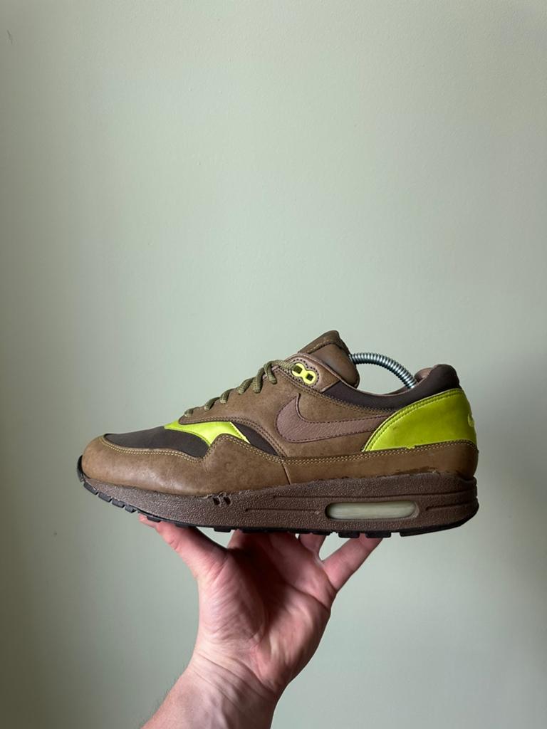 Nike Air Max 1 Evolution Pack 2005 / 44,5, Bruin, Ophalen of Verzenden, Sneakers of Gympen, Gedragen