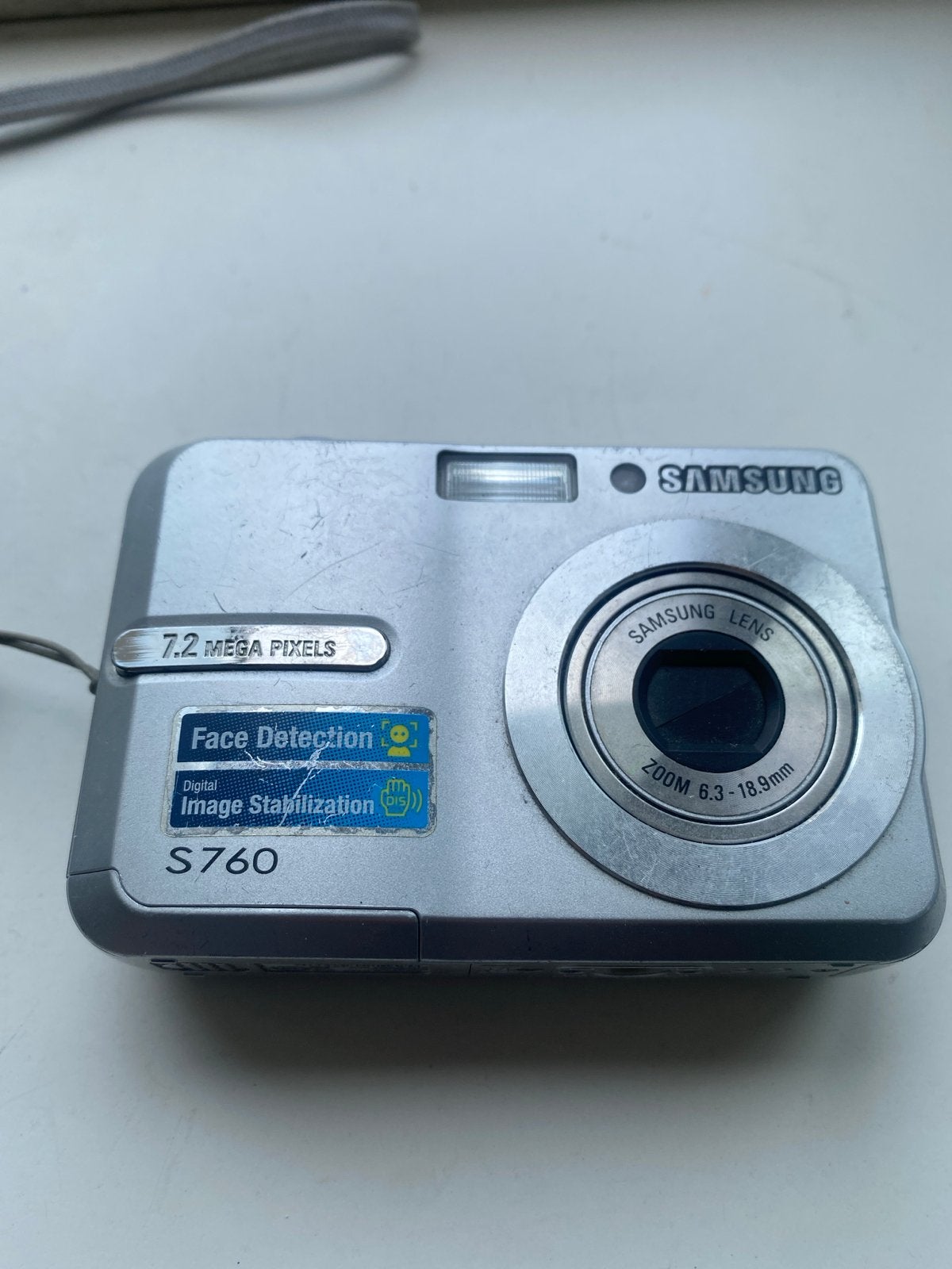 Samsung S760 Compactcamera - 7.2 Megapixels, Gebruikt, Beeldstabilisatie, Ophalen of Verzenden, Compactcamera