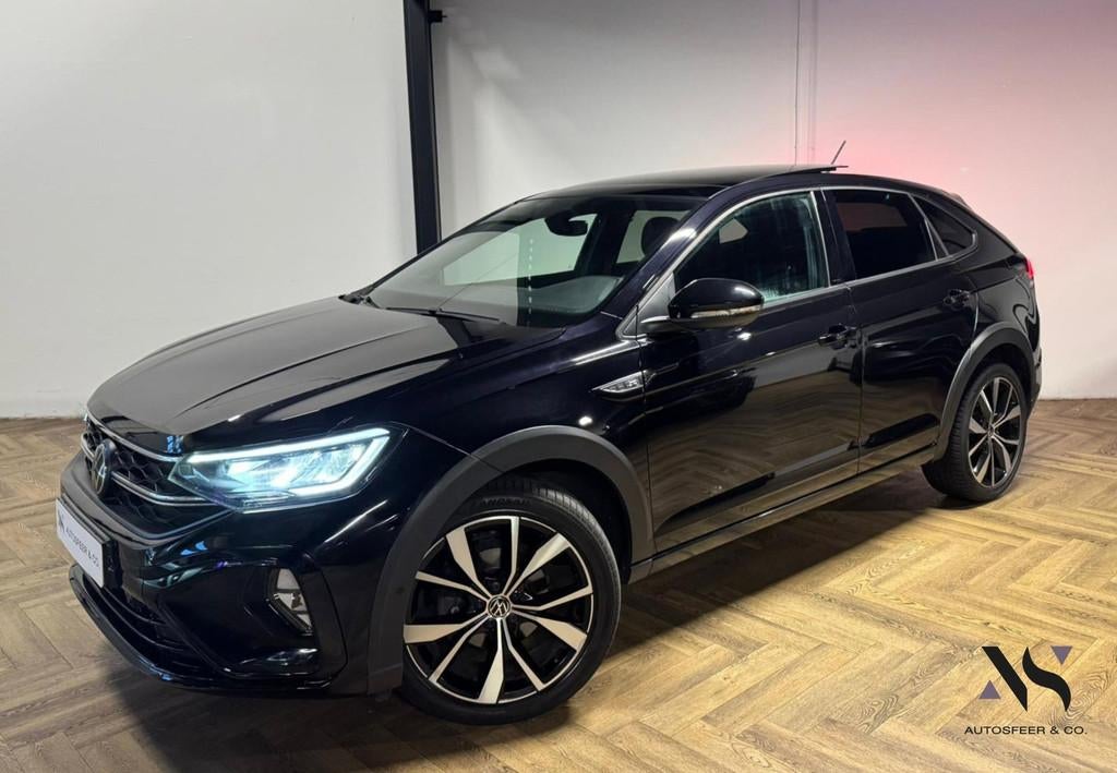 Volkswagen Taigo 1.0 TSI R-Line PANO KEYLESS CAM, Auto's, Volkswagen, Adaptive Cruise Control, Gebruikt, Zwart, Bedrijf