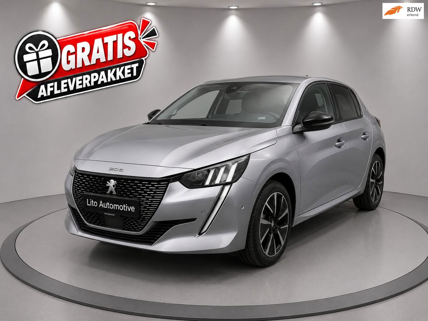 Peugeot E-208 |GT LINE|AIRCO|NAVI|ELECTRIC|, Auto's, 136 pk, Gebruikt, Parkeerassistent, Origineel Nederlands