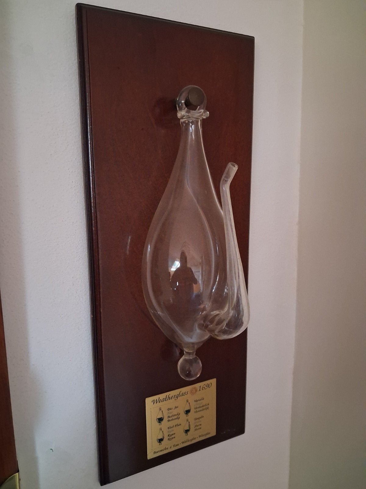 Weerglas, Ophalen, Gebruikt, Barometer
