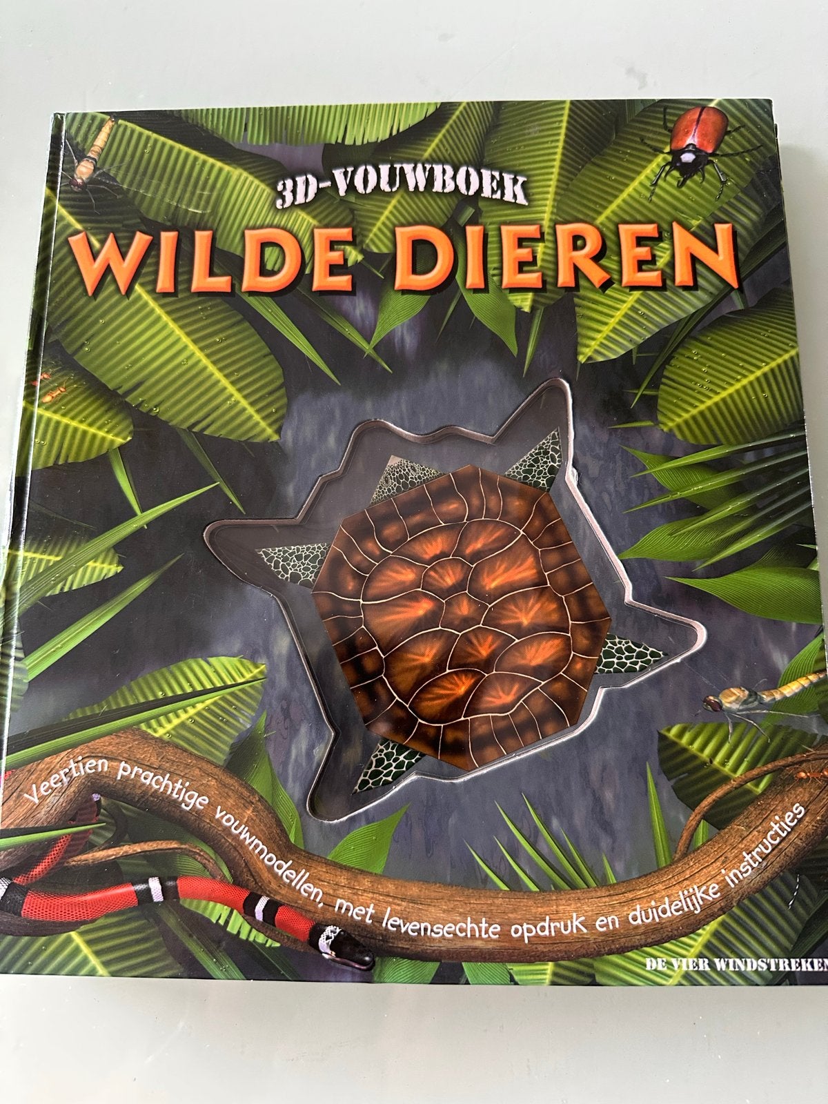 3D-Vouwboek Wilde Dieren - Nick Robinson, Boeken, Ophalen of Verzenden, Zo goed als nieuw