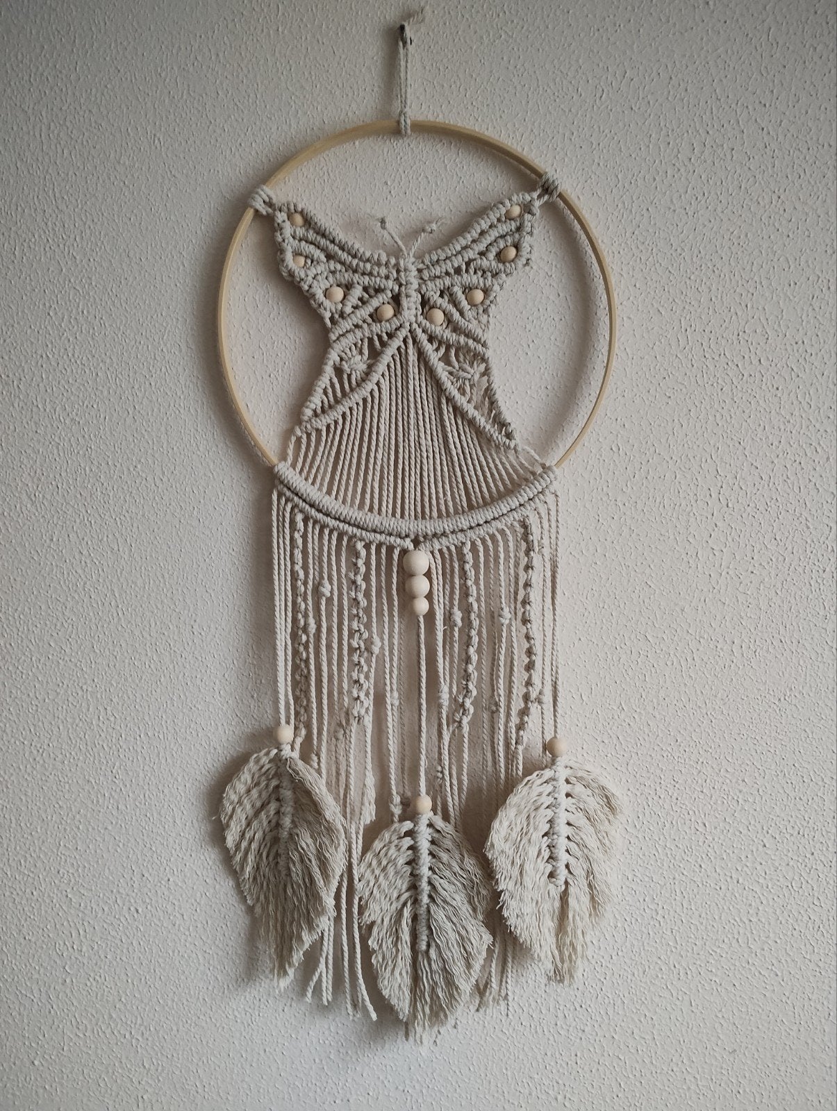 Macramé dromenvanger met vlinder. Sisters Forever., Ophalen of Verzenden, Nieuw