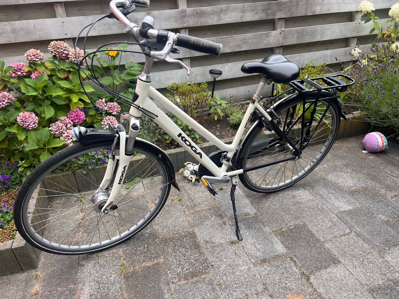 Koga Damesfiets - zonder ketting!, Ophalen, Velgrem, Versnellingen, Zo goed als nieuw