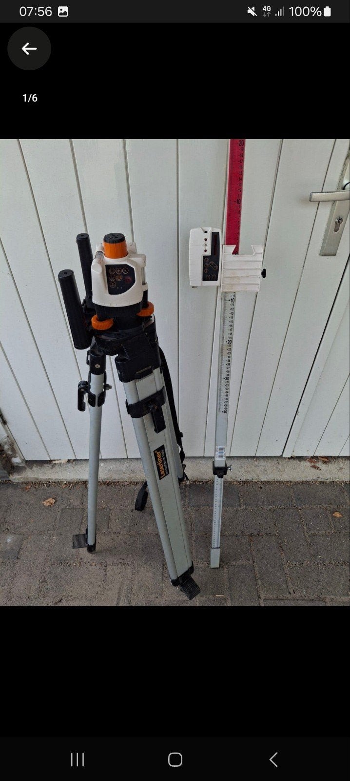 Laserliner Laser en Statief met Ontvanger, Ophalen, Zo goed als nieuw, Licht