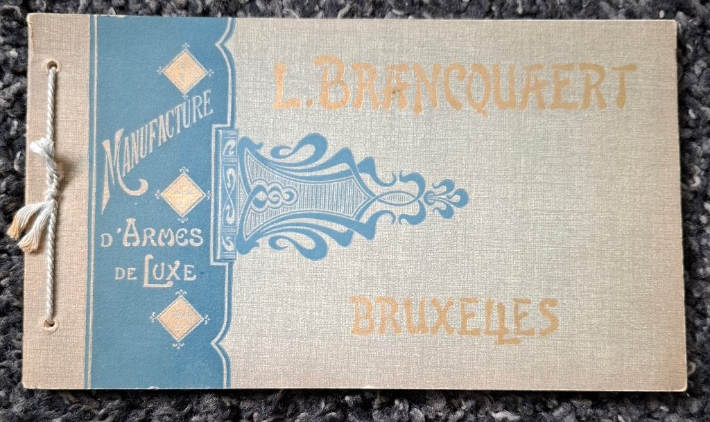 Catalogus Brancquaert Bruxelles Armes de Luxe BELLE EPOQUE, Ophalen of Verzenden, Zo goed als nieuw, Catalogus