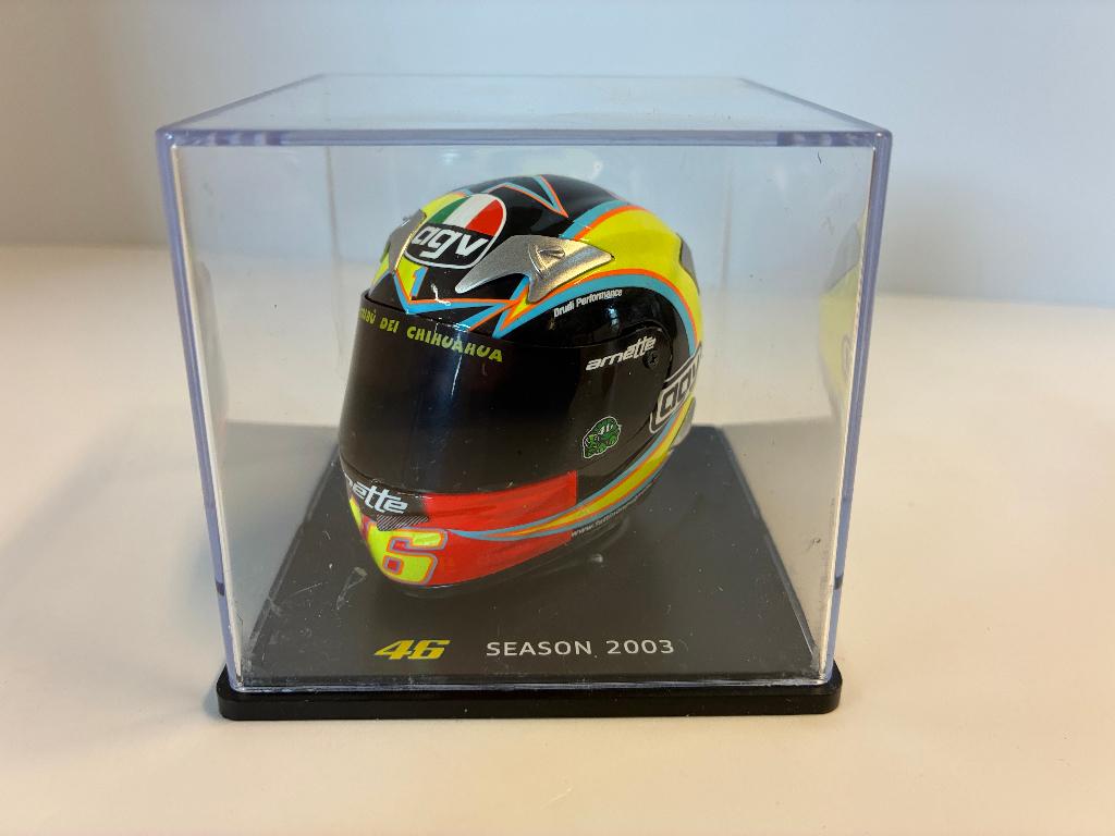 69750: Helm - MotoGP - Valentino Rossi - Season 2003 - 1:5, Overige typen, Zo goed als nieuw, Bachsatztstr. 54 D 72131 Ofterdingen, Germany