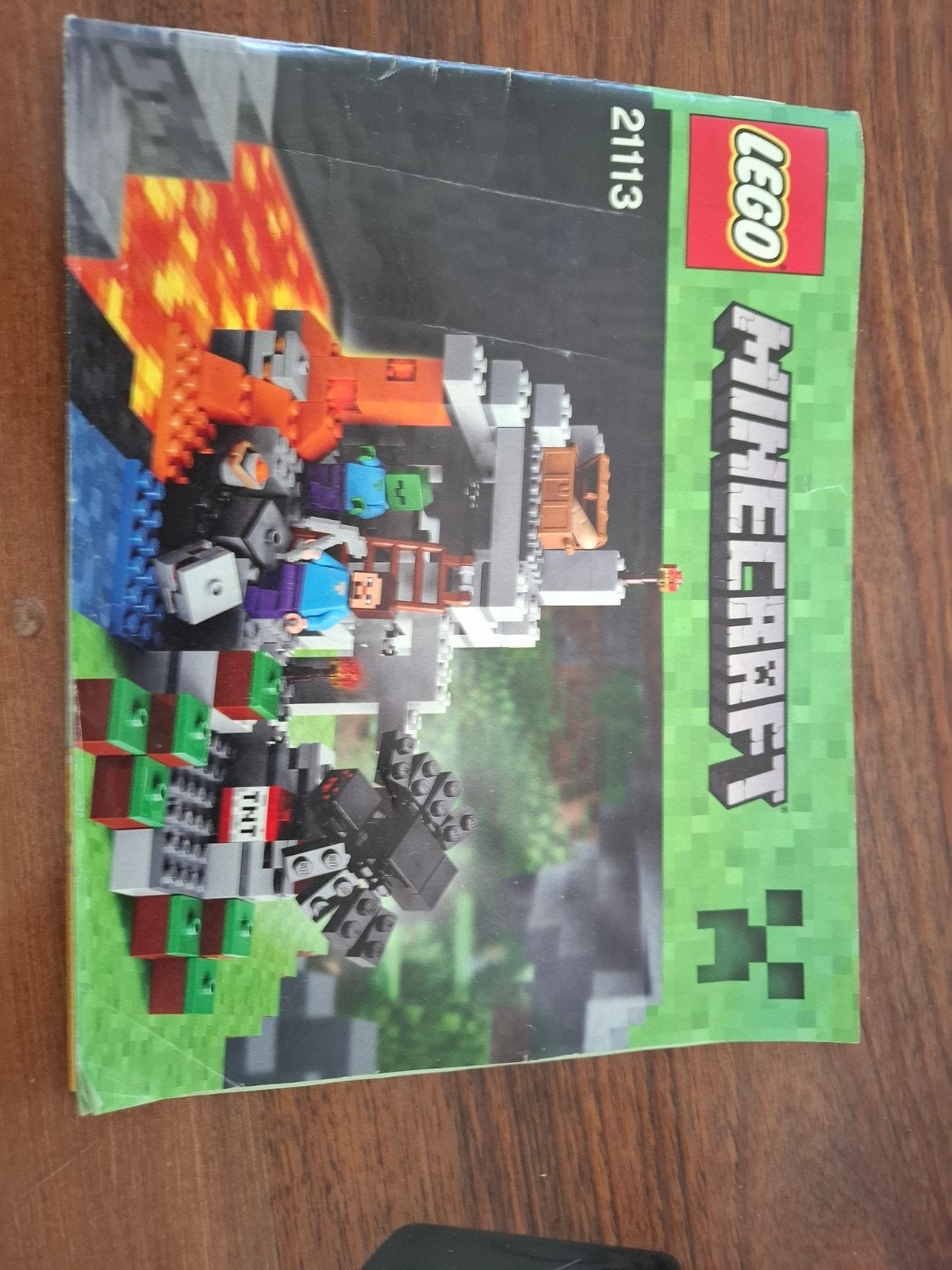 Lego Minecraft 21113 De Grotten - Gebruikt, Gebruikt, Minecraft, Lego, Compleet