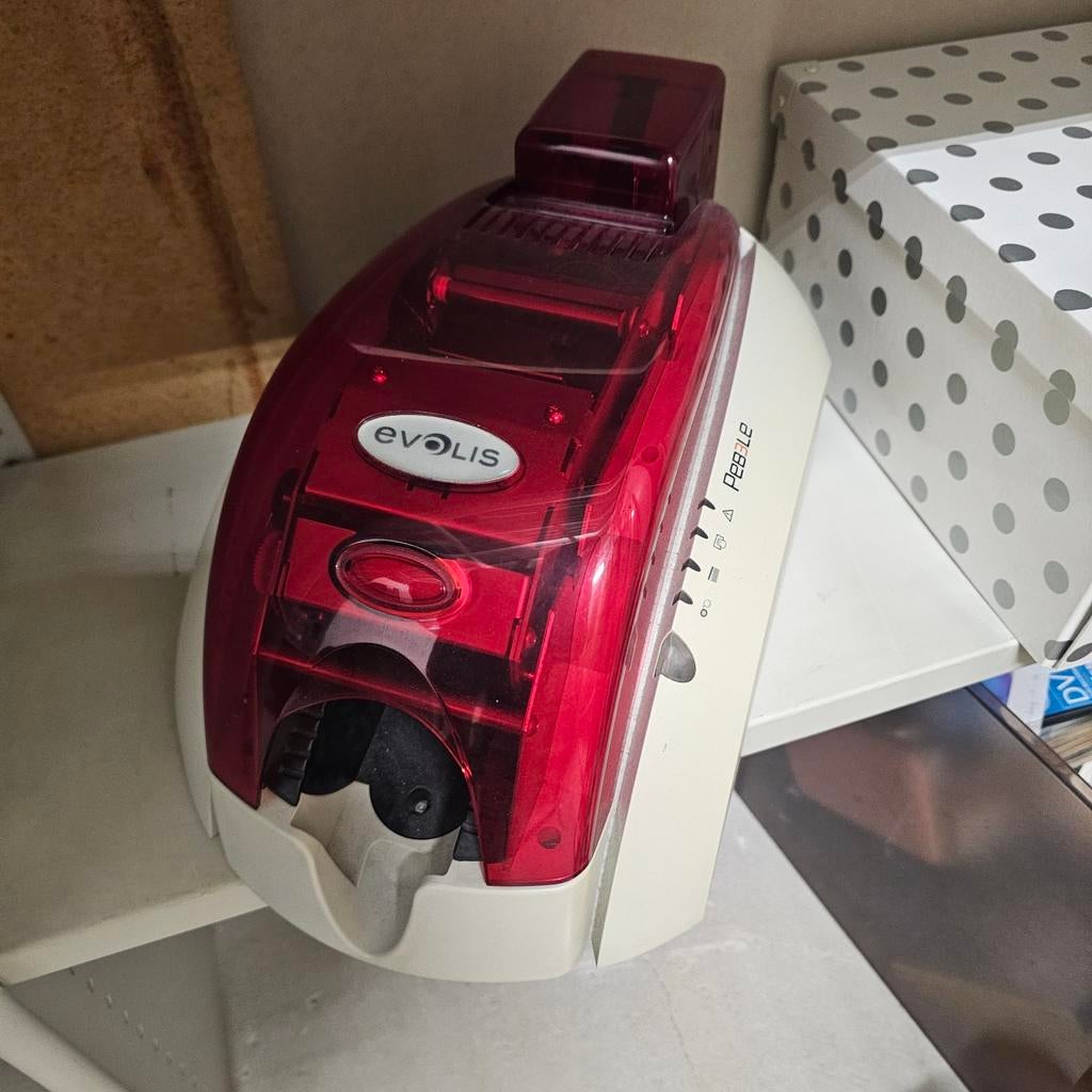 Evolis Pebble kaartprinter - Zo goed als nieuw, Computers en Software, Printers, Kleur printen, Evolis, Printer, Ophalen of Verzenden