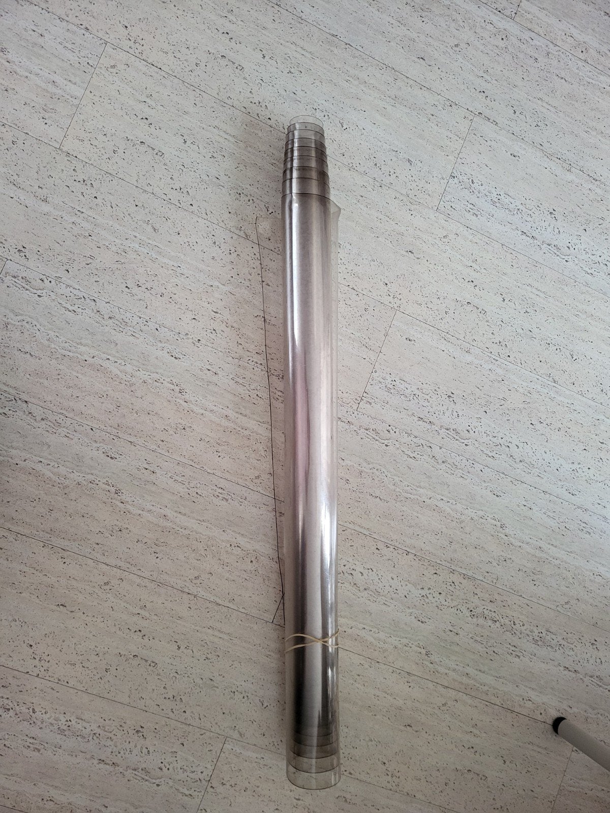 PVC tafelzeil te koop, Ophalen, Gebruikt, Rechthoek