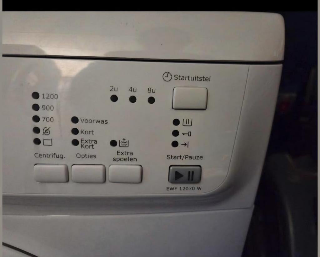 Electrolux Intuition Voorlader Wasmachine EWF 12070 W, Gebruikt, Ophalen of Verzenden, Voorlader, Kort programma