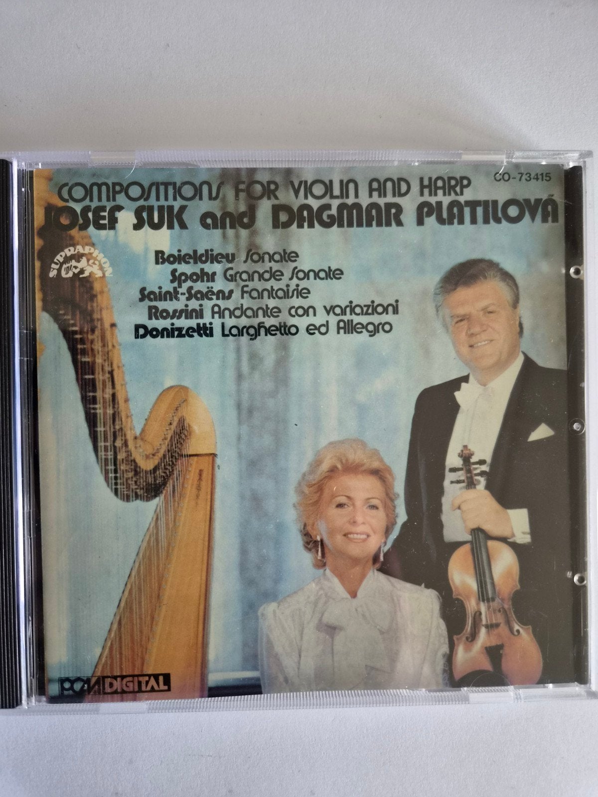 Compositions for Violin & Harp - Josef Suk & Dagmar Platilo, Kamermuziek, Spohr, Ophalen of Verzenden, Zo goed als nieuw