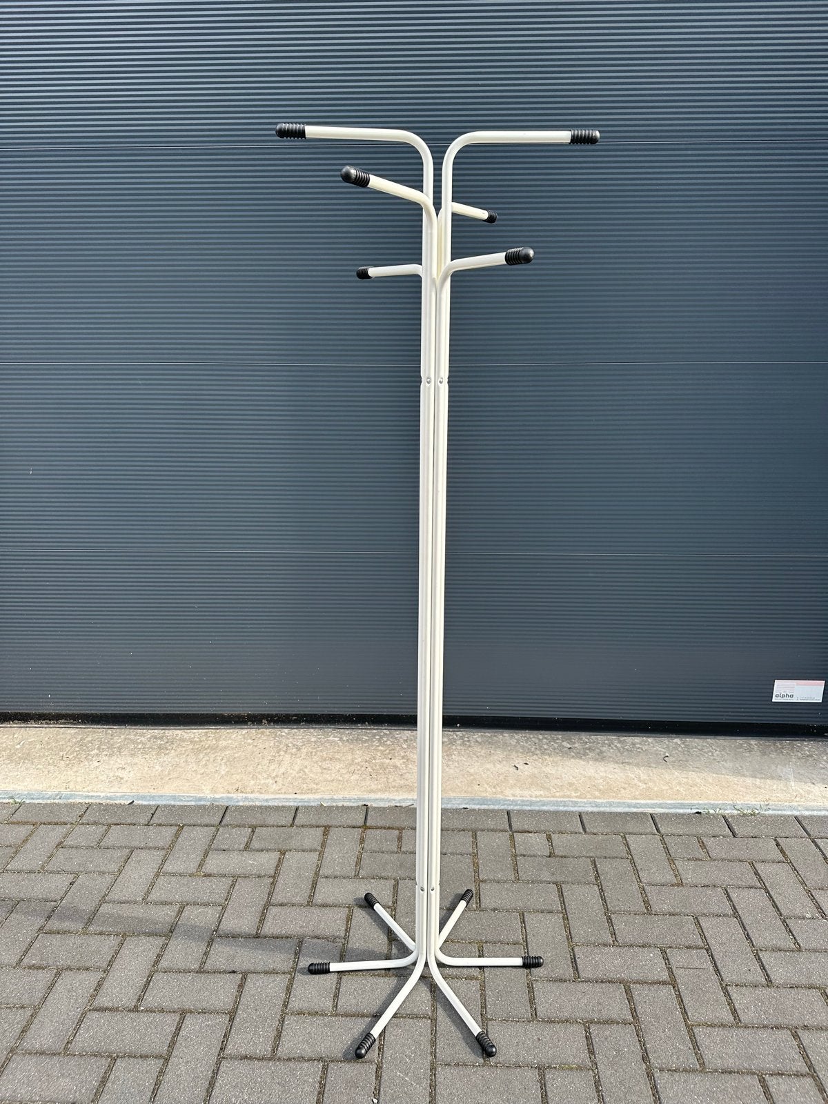 Vintage IKEA staande kapstok - Crème/Wit metaal, Ophalen, Gebruikt, Gijpsvintage, Metaal