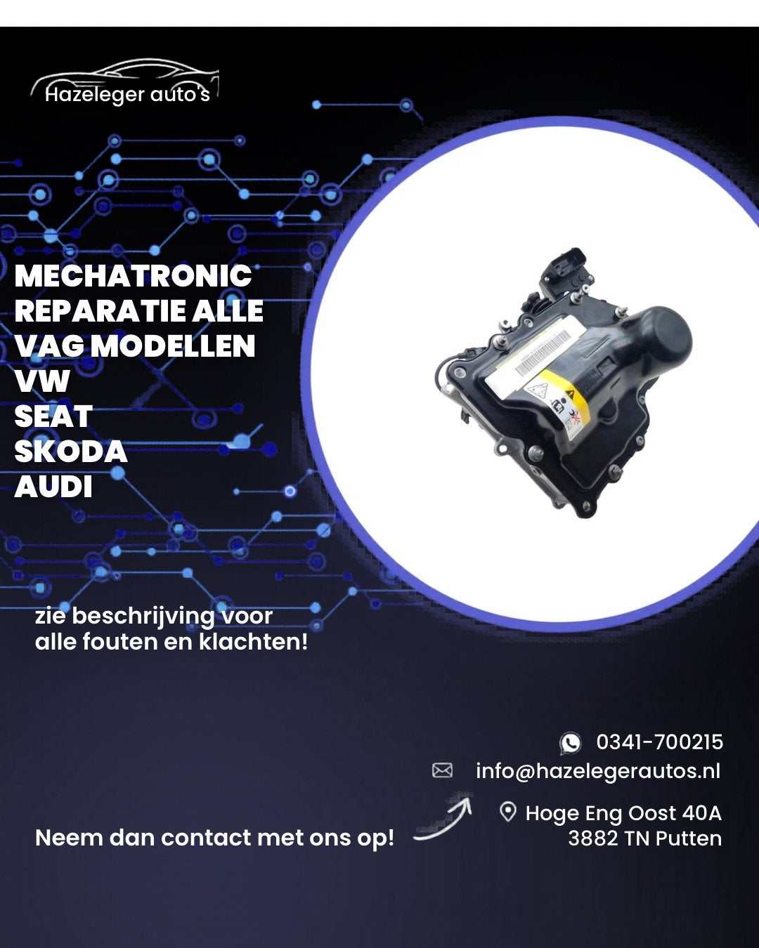 VAG DQ200 DSG mechatronic reparatie, Auto-onderdelen, Ophalen of Verzenden