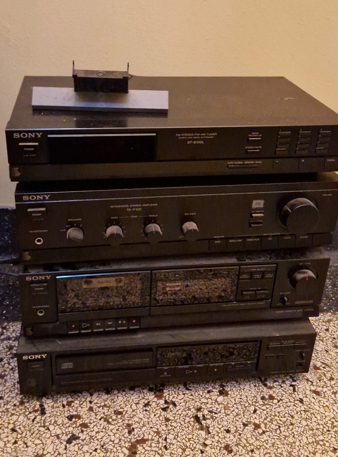 sony ST-S100L, TA-F100, TG-FX100, CDP-270, Ophalen of Verzenden, Sony