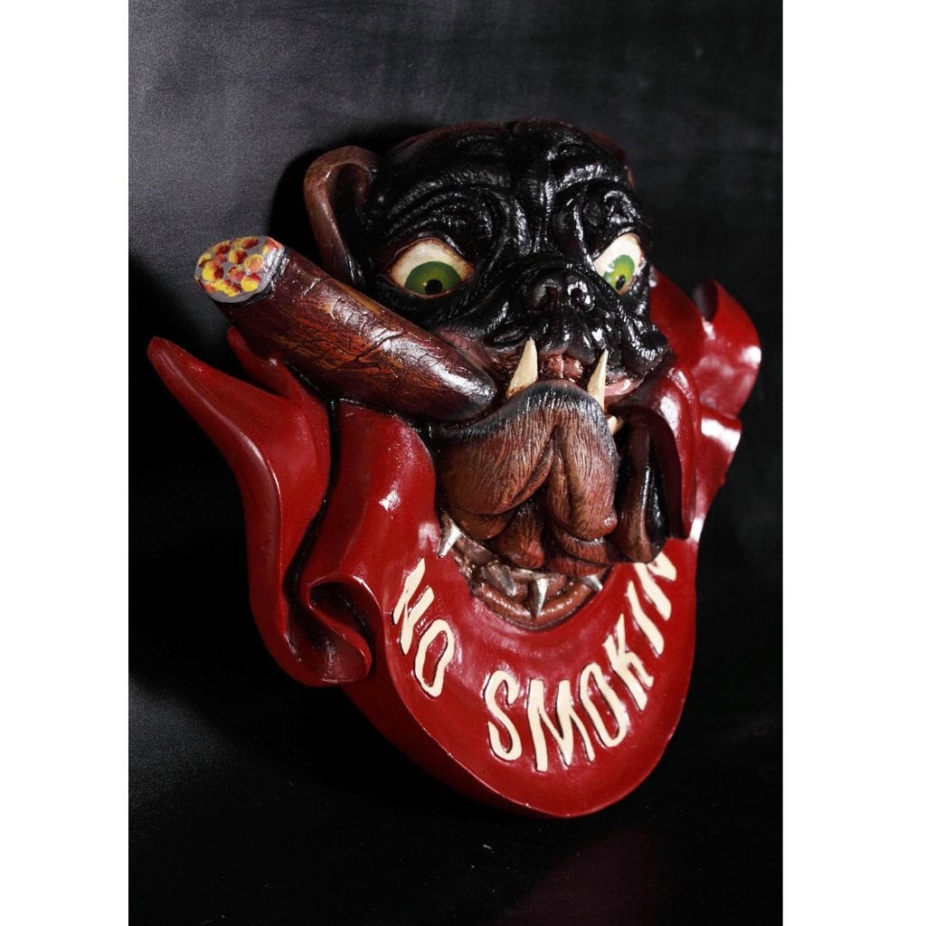 No Smoking Buldog bord – Verboden te Roken Breedte 40 cm, Ophalen, HorecaBeelden, Nieuw, HorecaBeelden