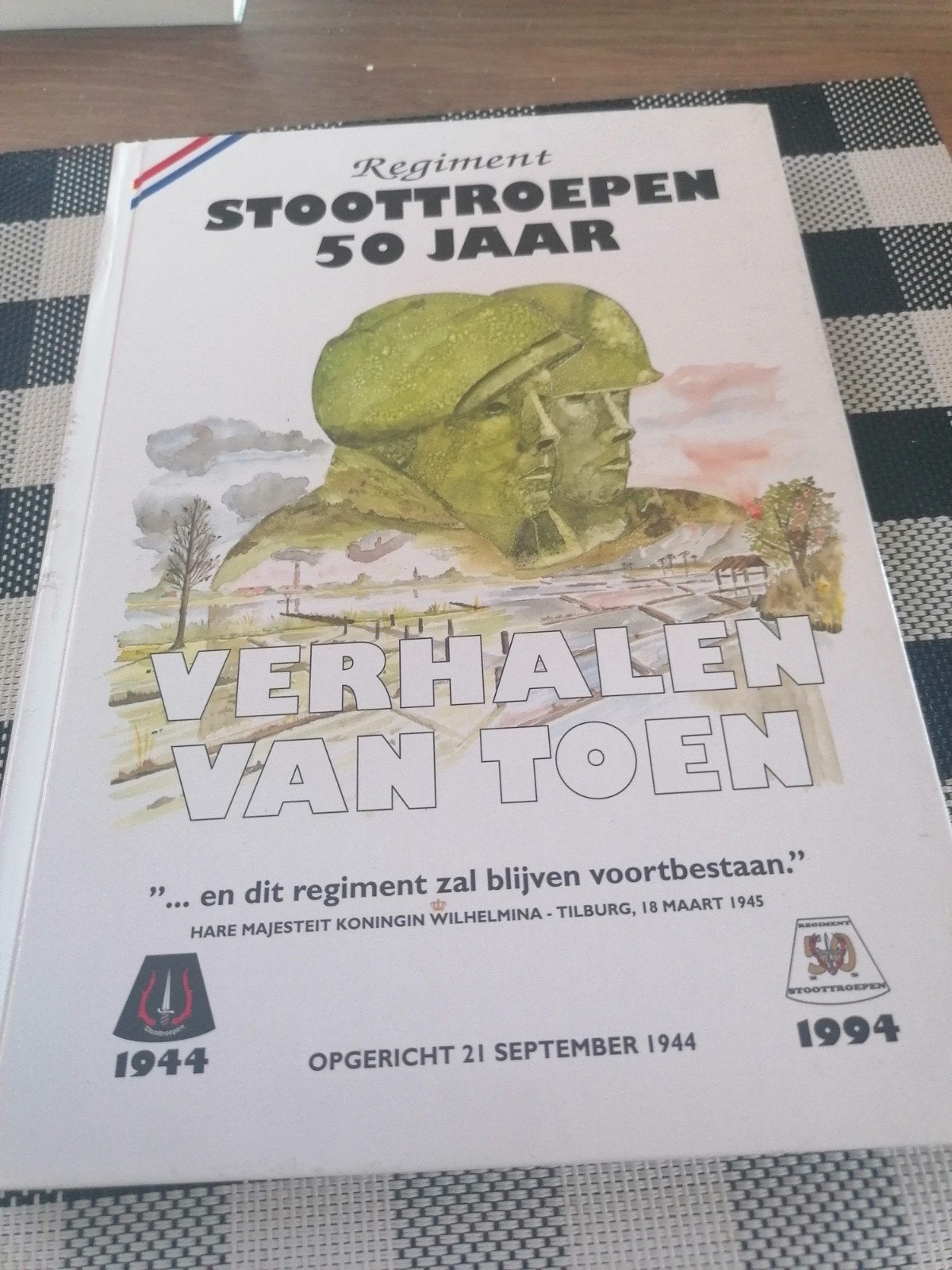 50 jaar regiment stoottroepen, Ophalen of Verzenden, Gelezen