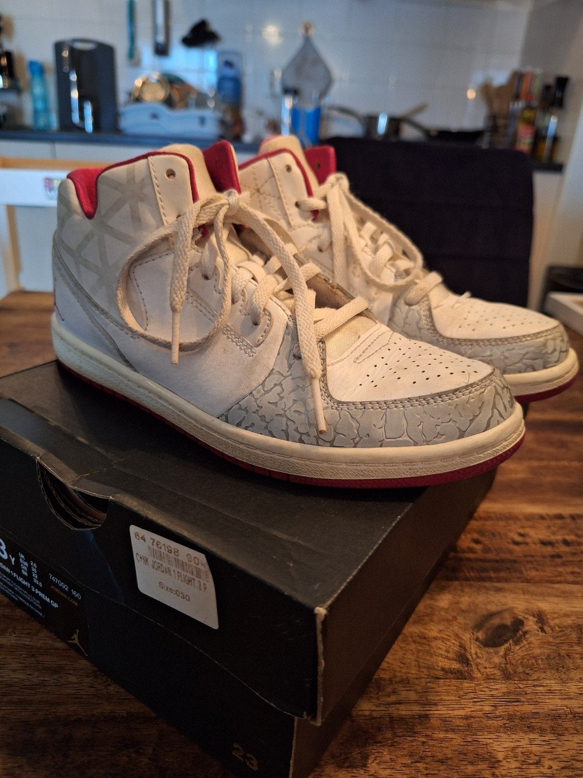 Jordan 1 Flight 3 Prem Gp. mt 35., Gebruikt, Meisje, Schoenen, Ophalen of Verzenden