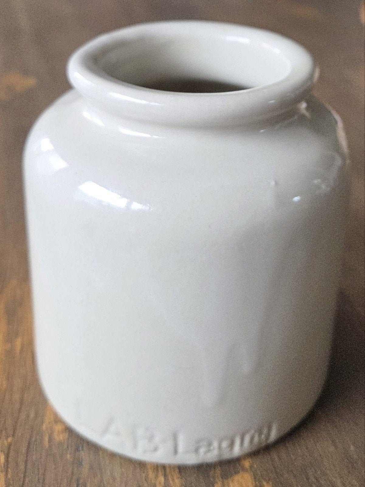 Vintage Franse Grespot / Mosterdpot – LAB Lagny (11.5 cm), Ophalen