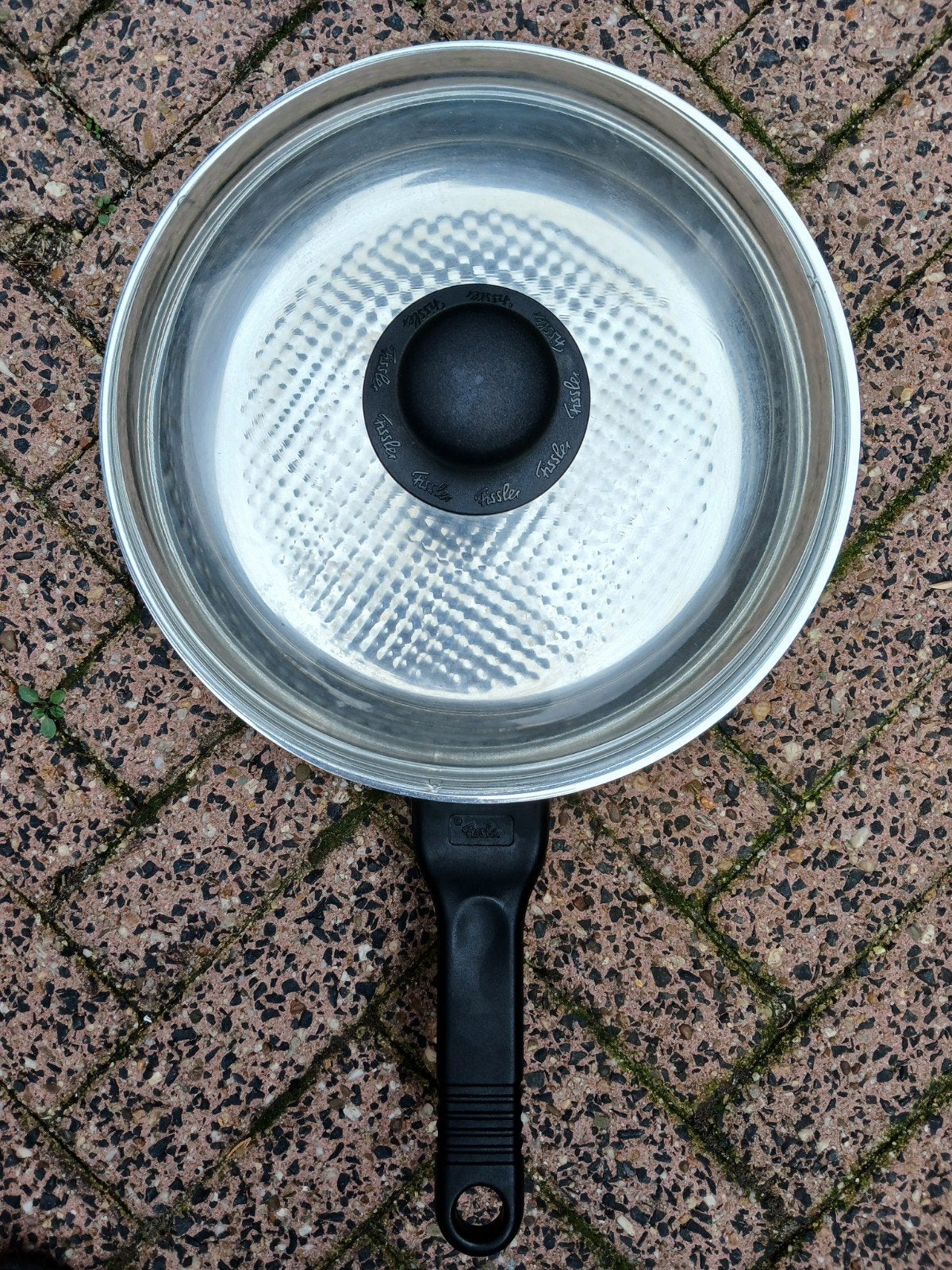 mooie Fissler pan, Ophalen of Verzenden, Gebruikt, Rvs, Fissler