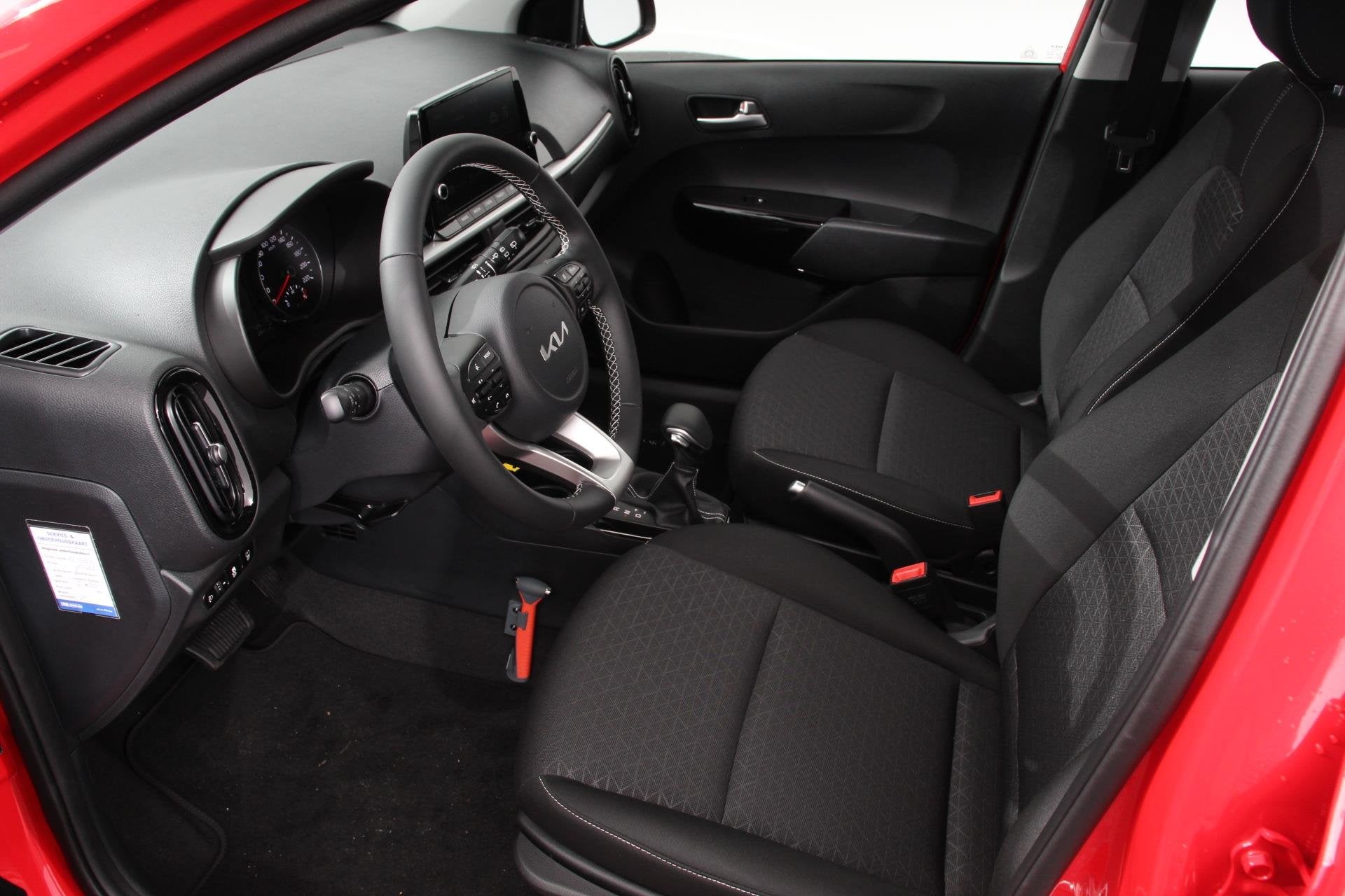 Kia Picanto 1.0 DPi DynamicLine Automaat Navigatie Apple Car, 877 kg, Stof, Gebruikt, Euro 6