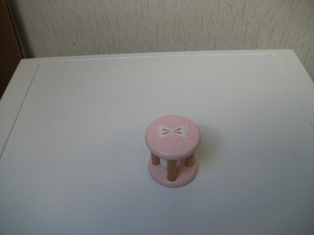 Little Dutch rammelaar rose, Kinderen en Baby's, Speelgoed | Houten speelgoed, Ophalen of Verzenden, Gebruikt