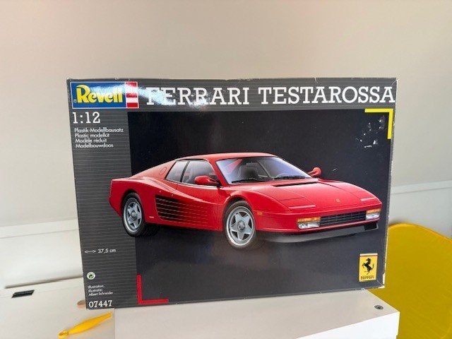 Revell 07447 Ferrari Testarossa 1:12 Ongebouwd Compleet, Ophalen of Verzenden, Nieuw, Auto