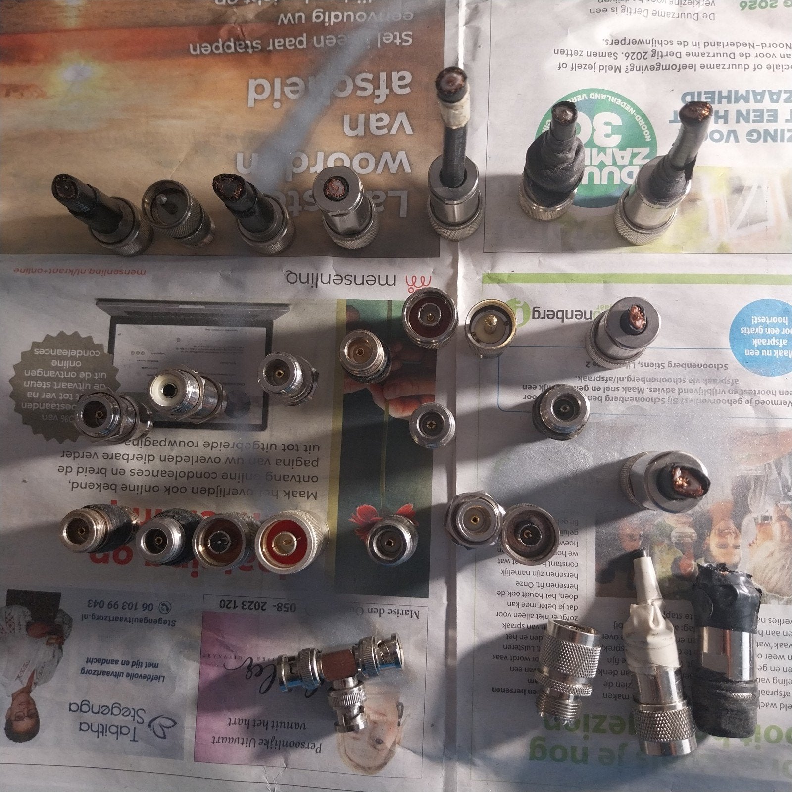 Een heleboel connectoren  .verschillende soorten, Ophalen of Verzenden, Antenne