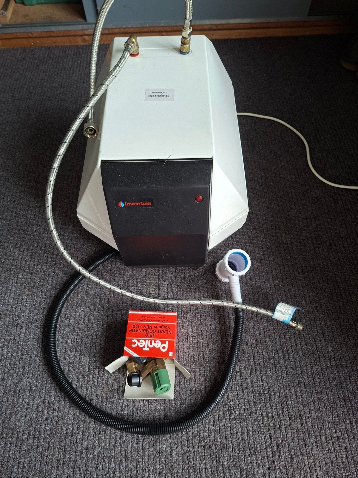 Inventum Q20 Boiler 20 liter - Zo goed als nieuw, 20 tot 100 liter, Zo goed als nieuw, 3 t/m 5 jaar oud, Boiler