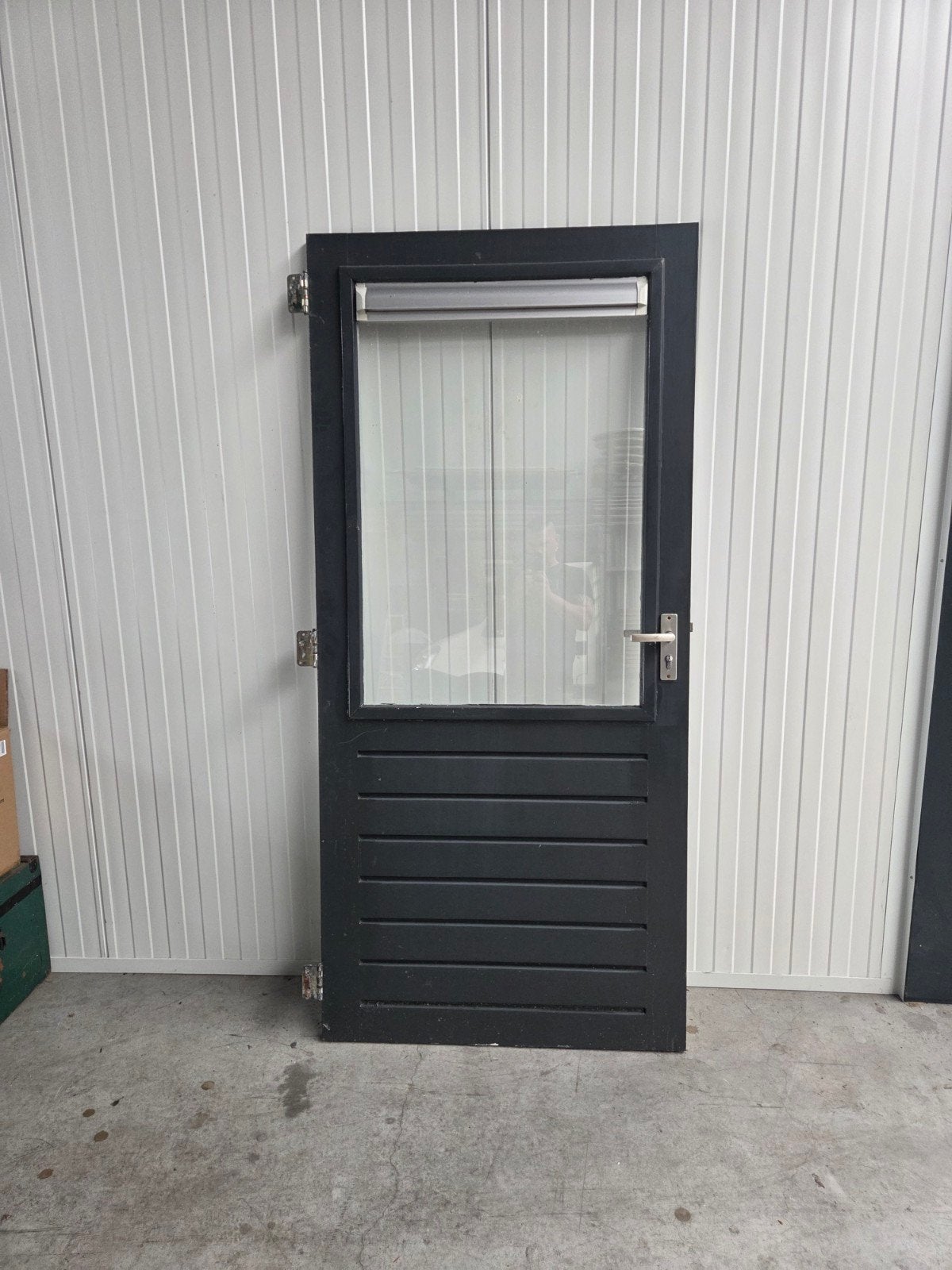 Achterdeur buitendeur tuindeur hardhouten merbau, Gebruikt, Deurkozijn, 150 tot 225 cm, Hout